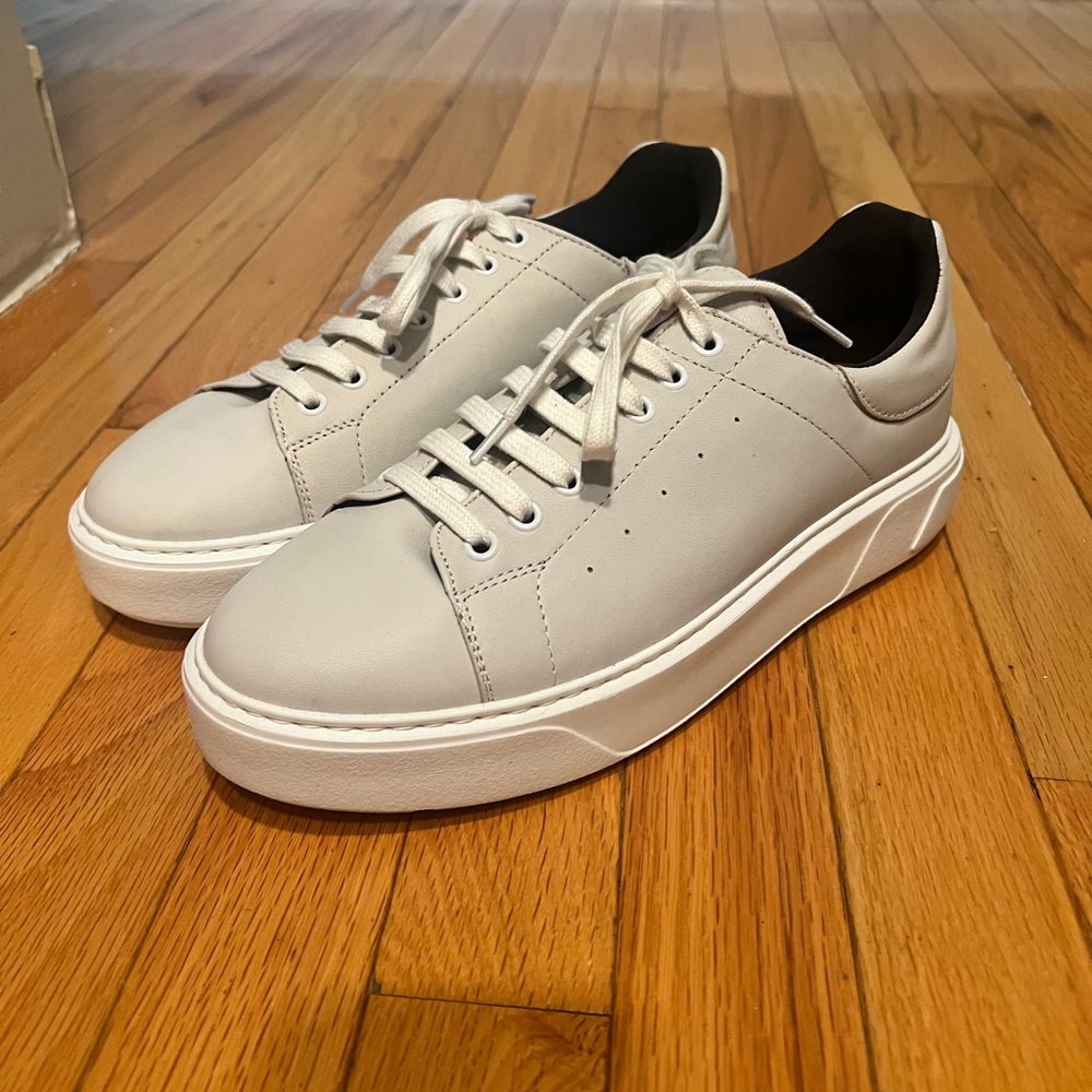 Aquatalia Leather Sneakers